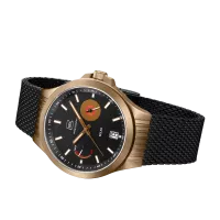 Glock Precision Coyote Steel Case / Black Mesh Strap Watch GW-19-3-22