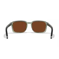 Wiley X ALFA Captivate Bronze Mirror lens, Gloss Crystal frame