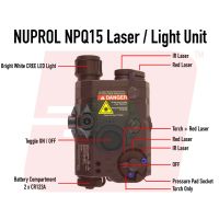 Nuprol NPQ15 Light/Laser unit - Black