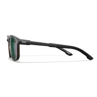 Wiley X WX BRAVO CAPTIVATE Polarised Green Mirror lens, Gloss Tortoise / Gloss Black frame
