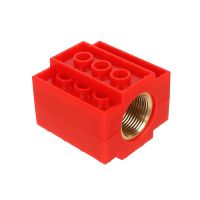 Laylax F-Factory Block Flash Hider - Red