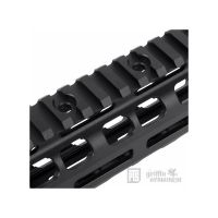 PTS Syndicate Airsoft Griffin Low Pro Rigid M-LOK Rail 13.5" - Black