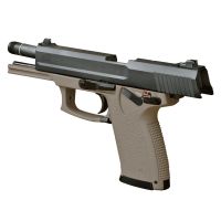 Mk23 Socom Co2 Blowback Pistol - Tan