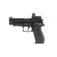 Nuprol Raven R226 GBB Pistol - Black with Red Dot Sight