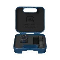 Glock Precision Limited Edition Black Steel Case / Blue Silicone Strap Watch GW-27-2-24