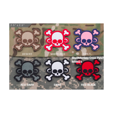 MSM SkullMonkey Cross Patch - Desert