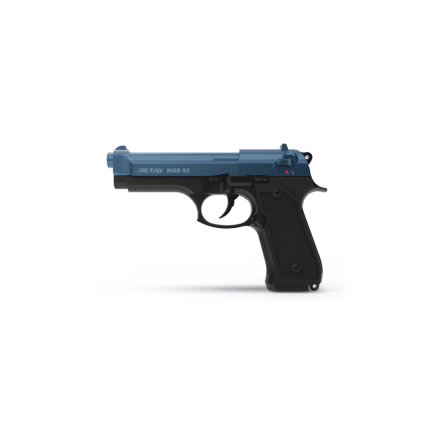 Retay Mod92 9mm Blank Firing Pistol - Black / Blue