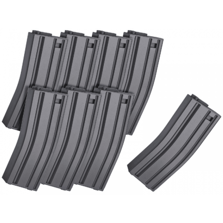 Cybergun M4 130 Rnd Mid Capacity Magazines - Box of 8