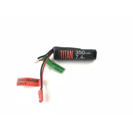 Titan Power 7.4v 350mAh Li-Ion HPA Battery - JST Connection