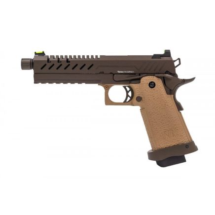 Vorsk Hi-Capa 5.1 GBB Pistol - Tan/Bronze