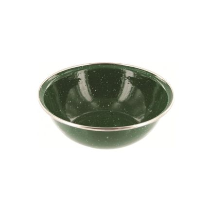 Highlander Outdoor Deluxe Enamel Bowl Green