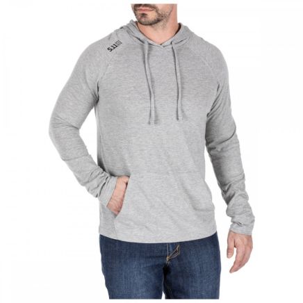 5.11 Tactical Cruiser Performance Long Sleeved Hoodie - Grey Heather