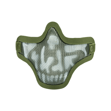Viper Tactical Mesh Lower Face Protection Mask - Green Skull