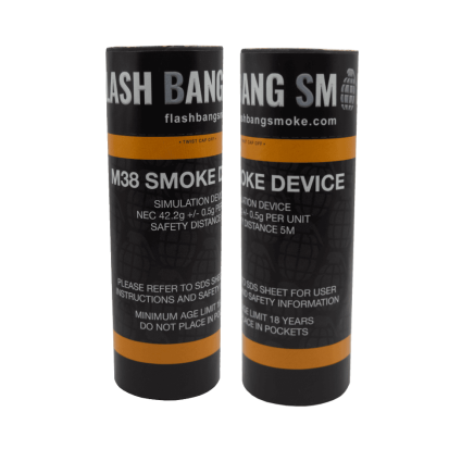 Flash Bang Smoke M38 Friction Smoke Grenade - Orange