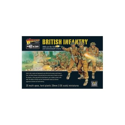 Bolt Action British Infantry 25 Miniatures