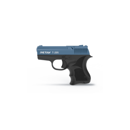 Retay T-205 8mm Blank Firing Pistol - Black / Blue