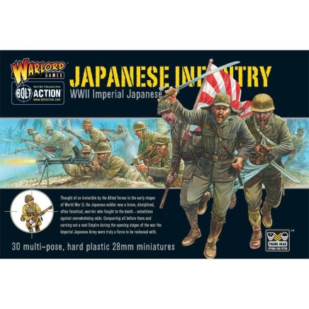 Bolt Action Japanese Infantry 30 Miniatures