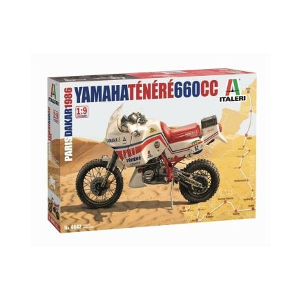 Italeri 1/9 1986 Yamaha Tenere 660 Paris-Dakar Model Kit