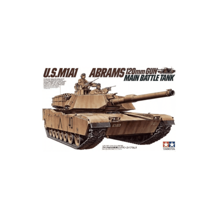 Tamiya 35158 US Army M1A1 Abrms with Mine Plough Model Kit