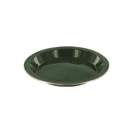 Highlander Outdoor Deluxe Enamel Plate Green