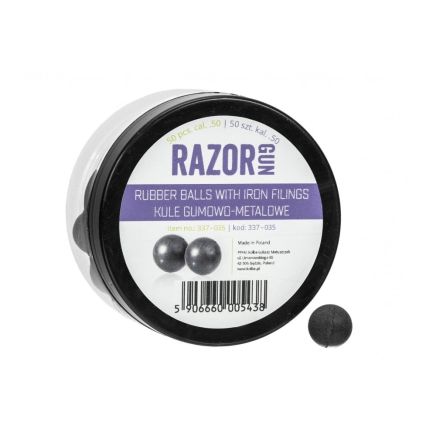 Razor Gun Paintball Marker Extra Heavy Rubber Rounds .50 Cal - 50pcs
