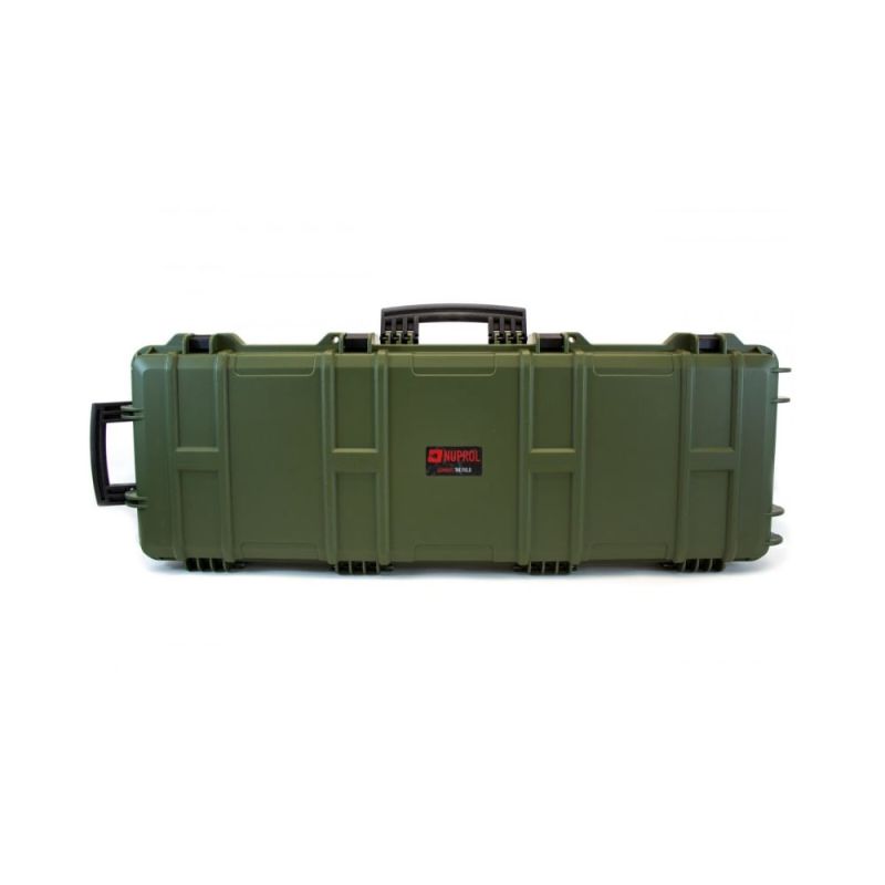 Nuprol Large Rifle Hard Case with Pick and Pluck Foam - Green