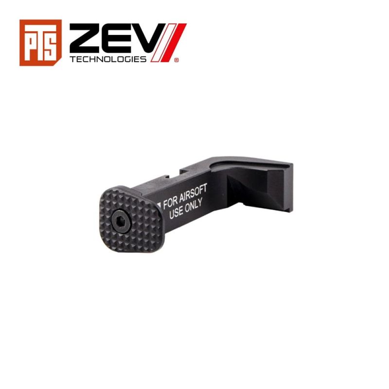 ZEV G17 Mag Release Button Kit - Black & Silver