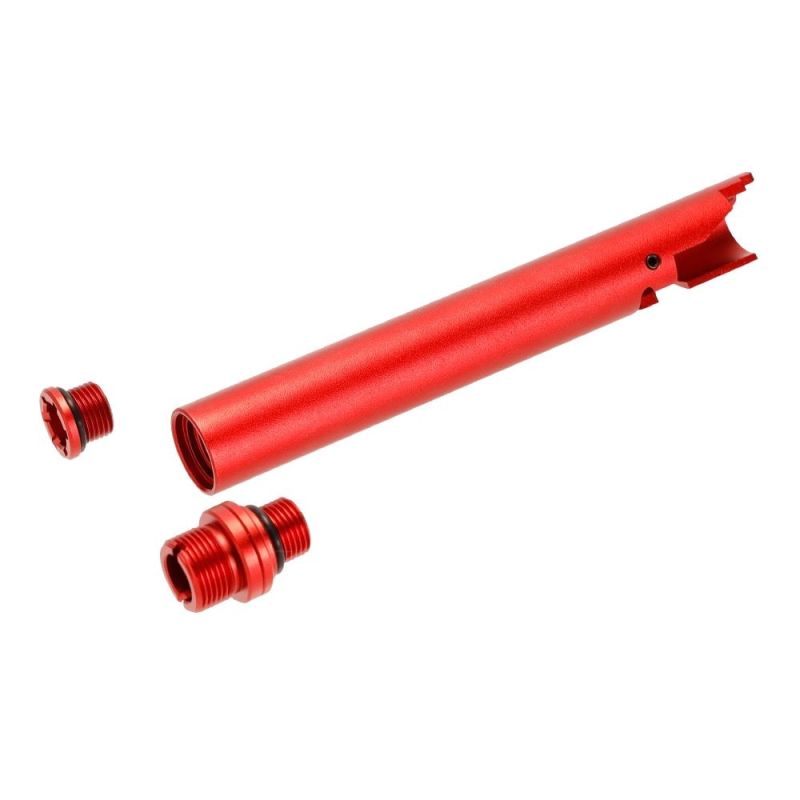 Laylax Hi Capa 5.1 D.O.R 2 Way Fixed Non-Recoiling Outer Barrel - Red