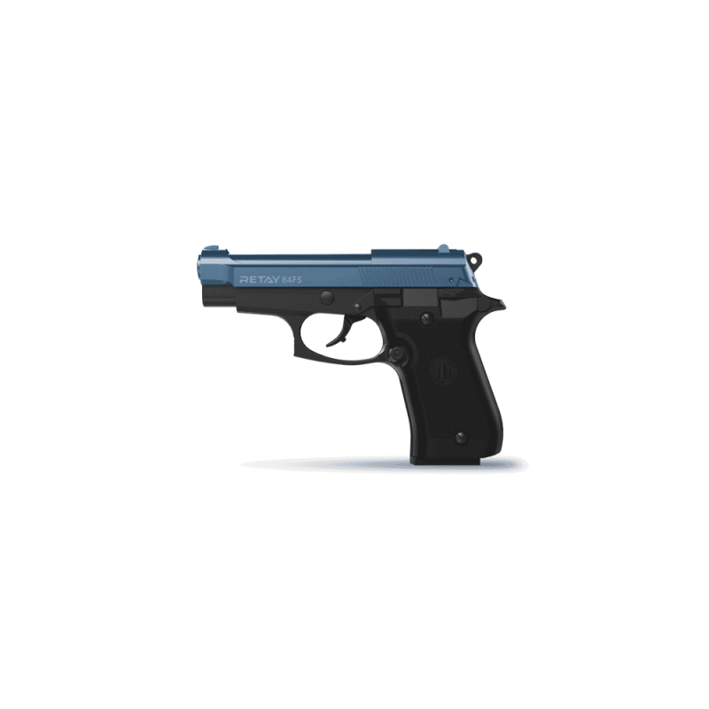 Retay 84FS 9mm Blank Firing Pistol - Black / Blue
