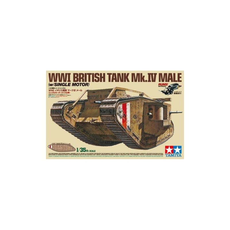 1/35 British MK IV Male WW1 Tank