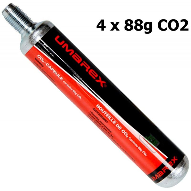 Umarex 88g CO2 Capsule - 4pk