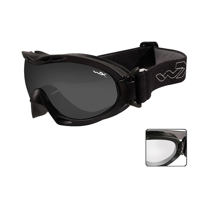Wiley X NERVE - Smoke Grey + Clear Lens / Matte Black Frame