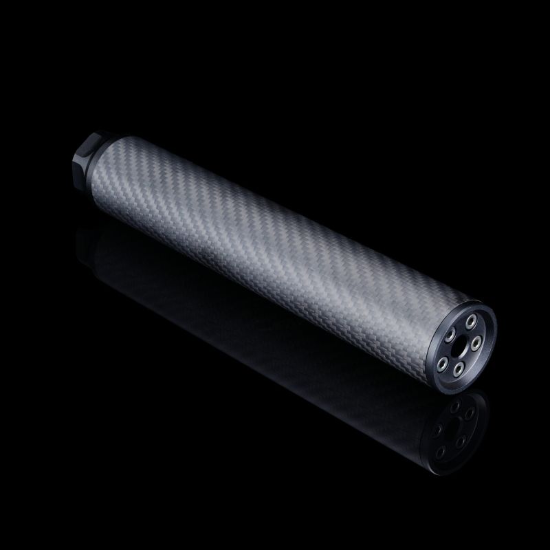 Carbon Dummy Suppressor - Long, 14mm CCW