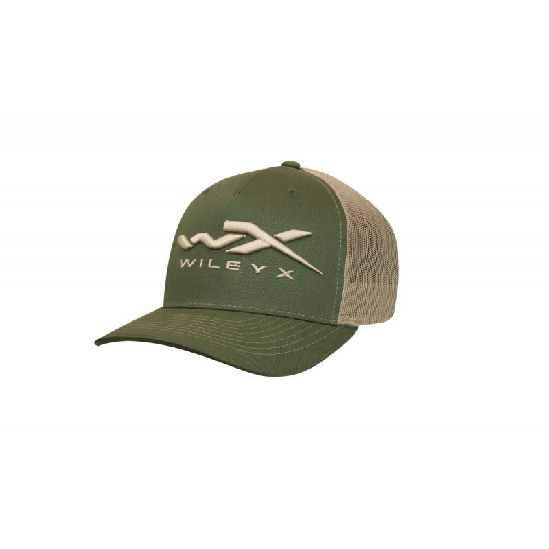 Wiley X Green/Tan Snapback Cap