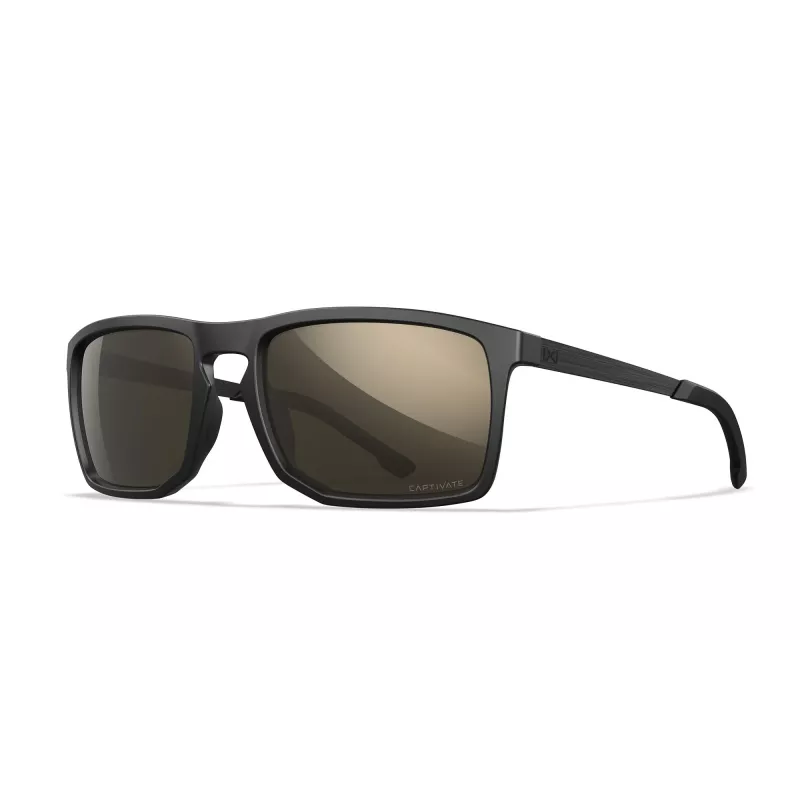 Wiley X WX AXE Captivate Polarised Tungsten Lens / Matte Black Frame