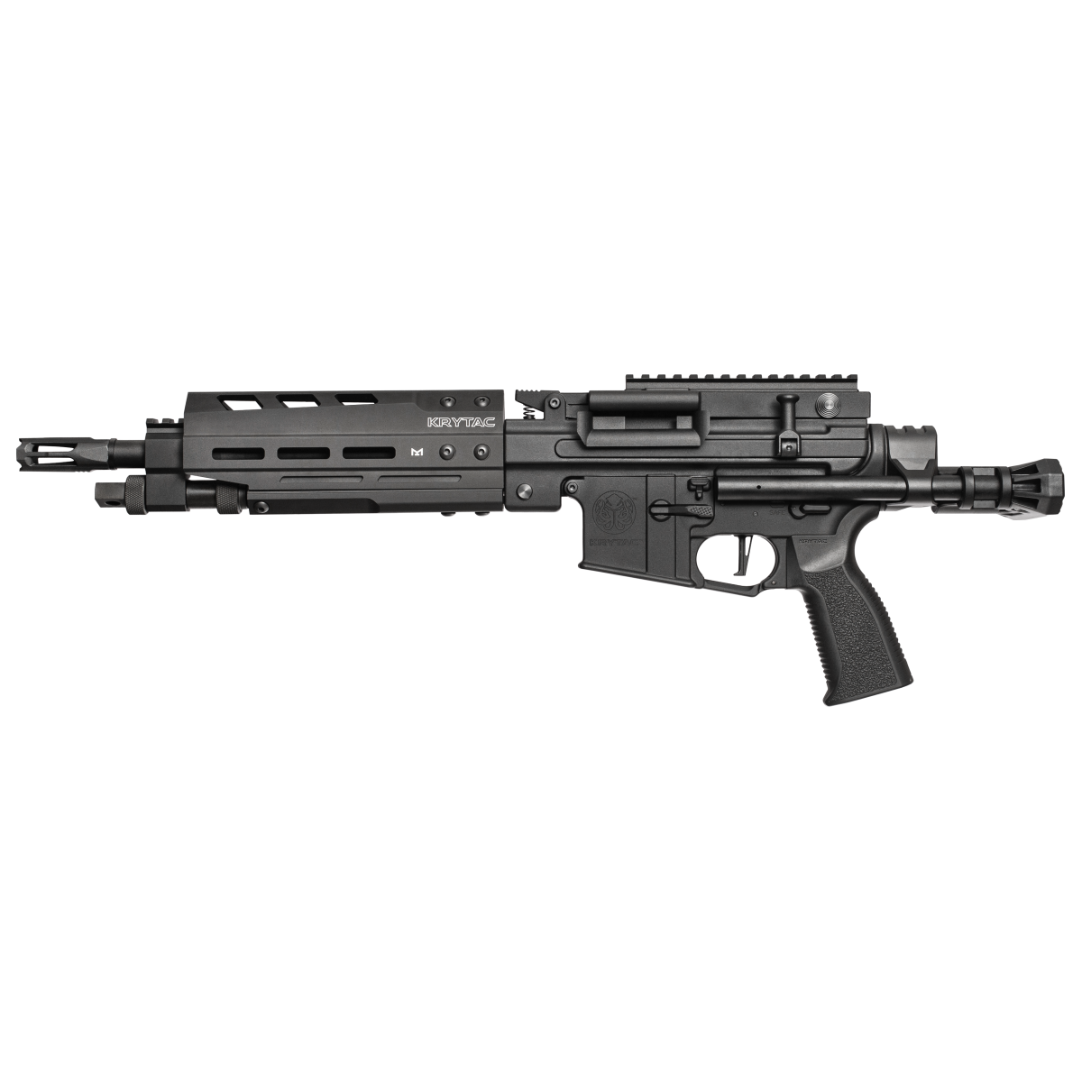 Krytac Trident LMG-MP M-Lok Paratrooper Airsoft Rifle Black