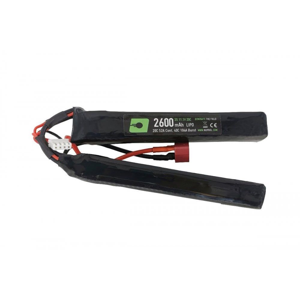 Nuprol 11.1v 2600mAh 20C LiPo Nunchuck Battery with Deans Connector