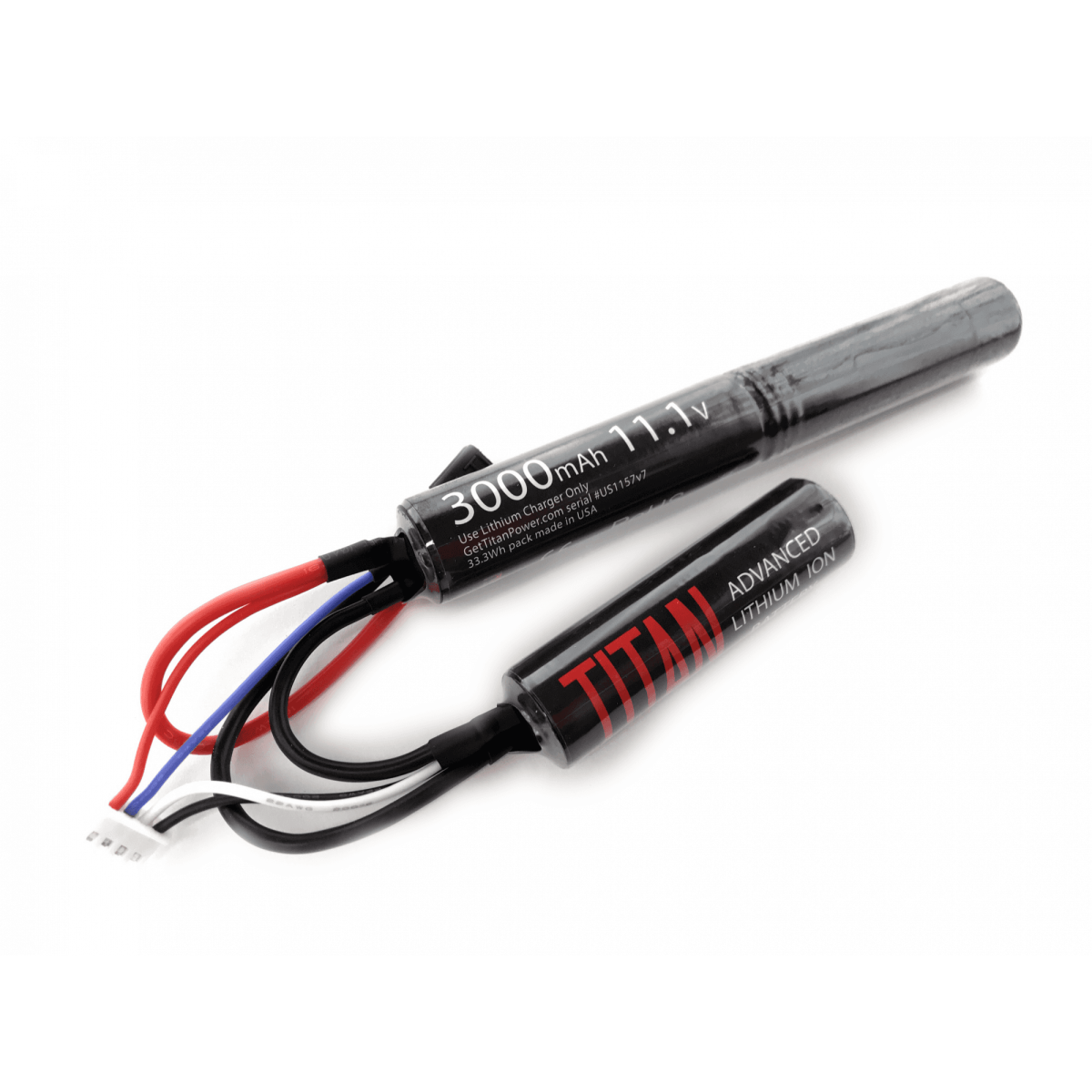 Titan Power VERSION 7.0 11.1v 3000mAh LiIon Nunchuck Battery Deans