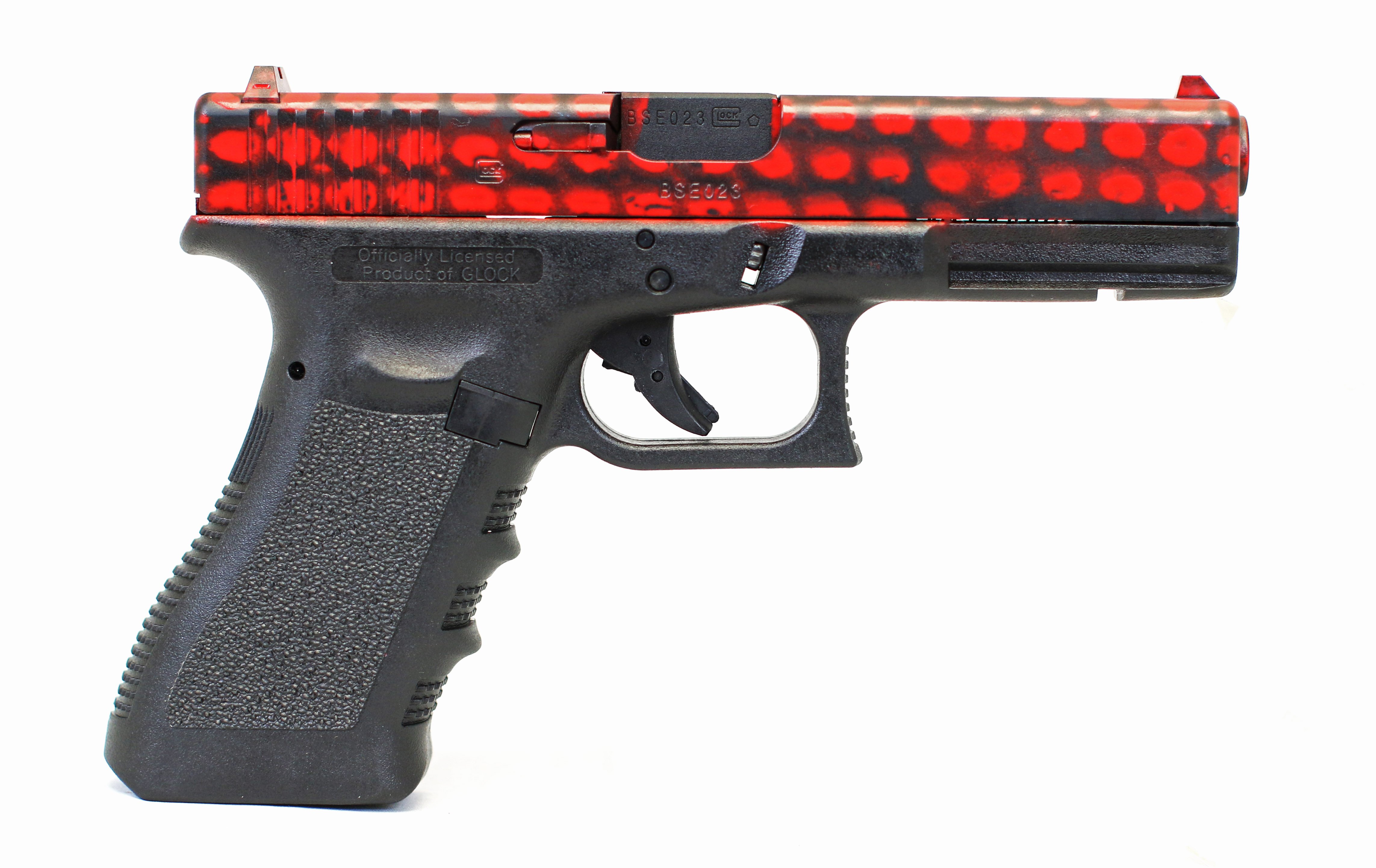 Umarex Glock 17 Airsoft BB gun in Snake Skin Red Two Tone